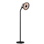 Calefactor de exterior de pie Cecotec ReadyWarm 21000 Carbon Focus con altura ajustable encendido en terraza
