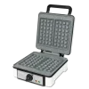 Imagen 2 Gofrera eléctrica de 1200 W con revestimiento RockStone antiadherente. Capacidad para 2 gofres grandes, termostato regulable y material ecológico libre de tóxicos.