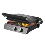 Parrilla eléctrica Cecotec Rock'nGrill Blaze Neon con pantalla digital y placas con revestimiento RockStone