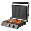 Imagen 2 Parrilla eléctrica de 2200 W con placas RockStone extraíbles y apertura 180º. Control digital de tiempo y temperatura para un cocinado preciso y fácil limpieza.