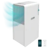 Aire acondicionado portátil Cecotec ForceClima 7550 Style Connected vista frontal diseño compacto blanco con panel táctil y ruedas