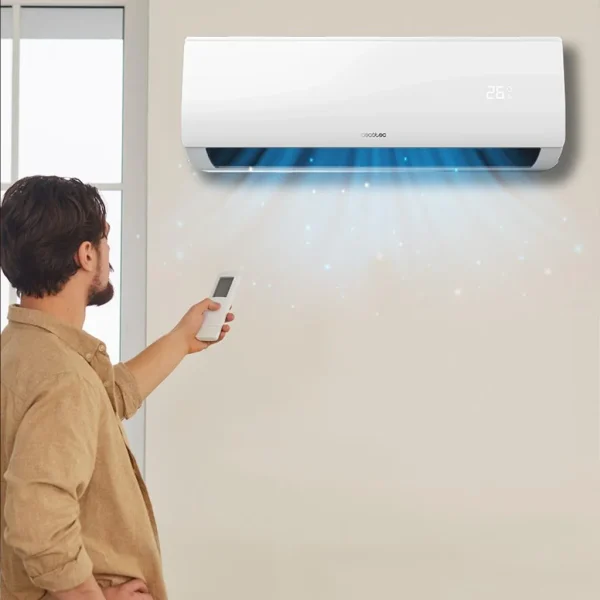Imagen 8 Aire acondicionado split AirClima 9000 Smartfresh de 9000 BTU. Inverter, bomba de calor, pantalla LED y eficiencia A++ para una climatización silenciosa.