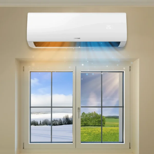 Imagen 5 Aire acondicionado split AirClima 12000 Smartfresh de 12000 BTU con bomba de calor. Eficiencia A++ con tecnología Inverter, control remoto y pantalla LED.