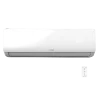Vista frontal del aire acondicionado split AirClima 18000 Smartfresh de Cecotec en color blanco con pantalla LED y mando a distancia