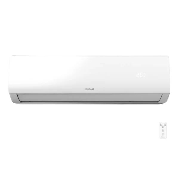 Imagen 2 Aire acondicionado split AirClima 24000 Smartfresh. 24000 BTU, bomba de calor, sistema Inverter, gas R32 y pantalla LED. Climatización eficiente todo el año.