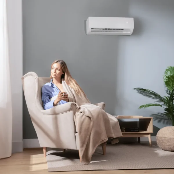 Imagen 7 Aire acondicionado split 12000 BTU Inverter con bomba de calor y WiFi. Eficiencia A++, pantalla LED y mando a distancia para una climatización inteligente.