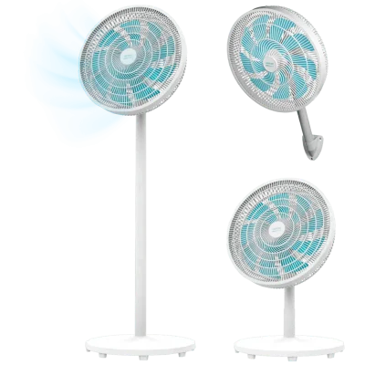 Ventilador Cecotec EnergySilence 550 3in1 en posición de pie con 5 aspas