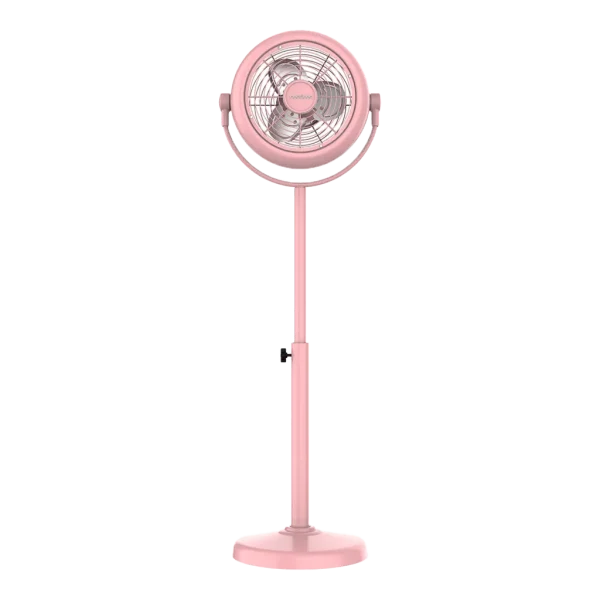 Ventilador retro EnergySilence 250 ClassicStyle Pink Cecotec de 10 pulgadas color rosa