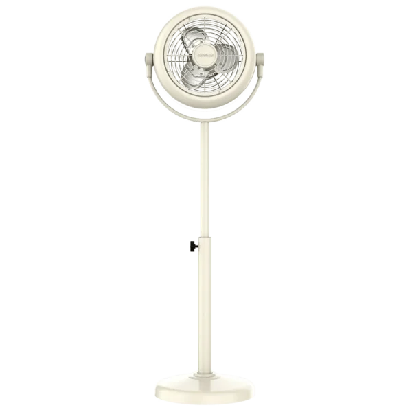 Ventilador de pie retro EnergySilence 250 ClassicStyle Beige con aspas de metal