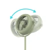 Imagen 5 Ventilador de pie estilo retro EnergySilence 250 ClassicStyle Green de 10 pulgadas. Potencia de 25 W, inclinación ajustable y diseño vintage en color verde.