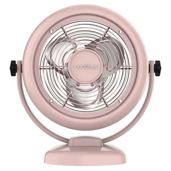 Ventilador de sobremesa EnergySilence 800 RetroDesk Pink diseño vintage color rosa