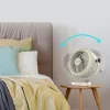 Imagen 5 Ventilador de sobremesa EnergySilence 800 RetroDesk Beige de 20 W. Diseño vintage metálico de 8 pulgadas, 2 velocidades y funcionamiento silencioso.