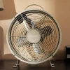 Imagen 5 Ventilador de sobremesa beige estilo retro de 8" y 25 W. Tecnología EnergySilence, 2 velocidades y diseño compacto para máxima frescura y mínimo ruido.