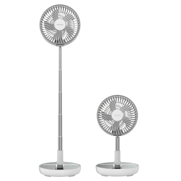 Ventilador portátil plegable EnergySilence 800 FoldAir con batería de 7200 mAh en color blanco