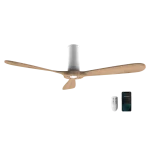 Ventilador de techo EnergySilence 5500 White Aqua Connected color blanco resistente al agua