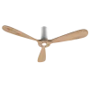Imagen 2 Ventilador de techo de 52” con WiFi, motor DC de 40 W y protección IP44. Incluye mando a distancia, 6 velocidades, temporizador y función verano-invierno.