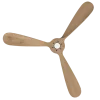 Imagen 3 Ventilador de techo de 52” con WiFi, motor DC de 40 W y protección IP44. Incluye mando a distancia, 6 velocidades, temporizador y función verano-invierno.
