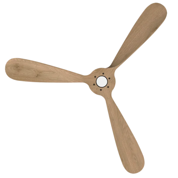 Imagen 3 Ventilador de techo de 52” con WiFi, motor DC de 40 W y protección IP44. Incluye mando a distancia, 6 velocidades, temporizador y función verano-invierno.