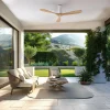 Imagen 5 Ventilador de techo de 52” con WiFi, motor DC de 40 W y protección IP44. Incluye mando a distancia, 6 velocidades, temporizador y función verano-invierno.