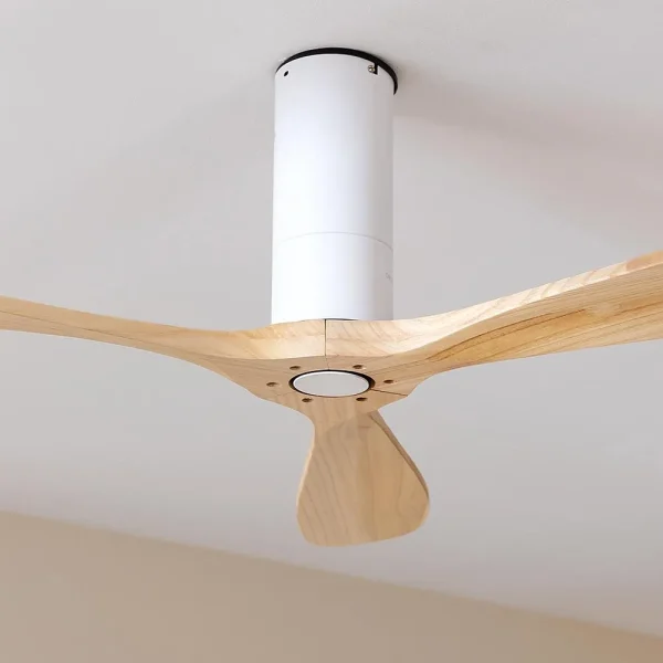 Imagen 7 Ventilador de techo de 52” con WiFi, motor DC de 40 W y protección IP44. Incluye mando a distancia, 6 velocidades, temporizador y función verano-invierno.