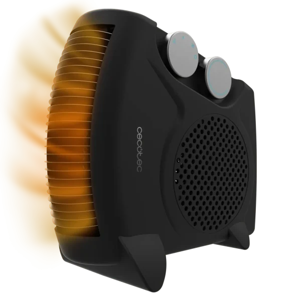 Termoventilador Cecotec ReadyWarm 2000 Max Dual Black con diseño vertical y horizontal