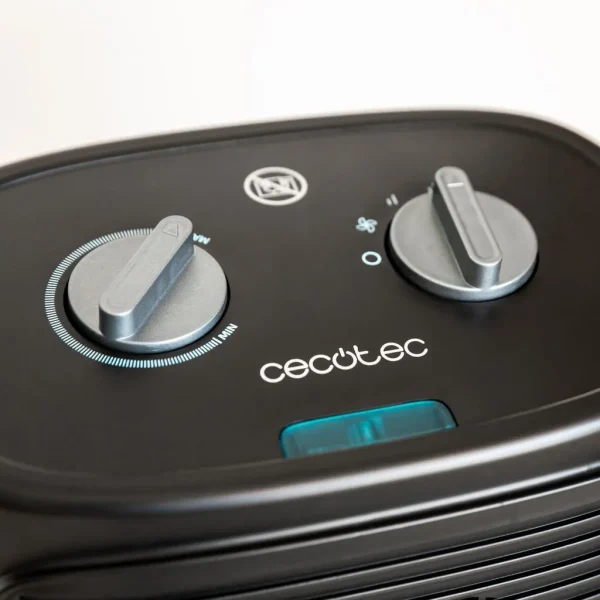 Imagen 7 Termoventilador ReadyWarm 2050 Max Force Black de 2000 W. Incluye 3 modos, termostato regulable y doble sistema de seguridad para un confort total y seguro.