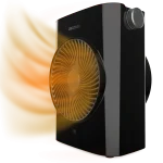 Termoventilador ReadyWarm 2070 Max Force Black de Cecotec con controles superiores y diseño vertical estable