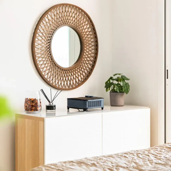 Imagen 5 Termoventilador ReadyWarm 2050 Max Horizon Black de 2000 W con 3 modos de funcionamiento, termostato regulable y máxima seguridad para un calor rápido y eficiente.