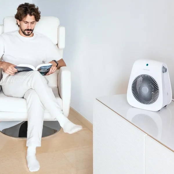 Imagen 7 Termoventilador potente de 2000 W con termostato regulable, 2 niveles de potencia y 3 modos de funcionamiento. Incluye sistema de seguridad contra sobrecalentamiento.