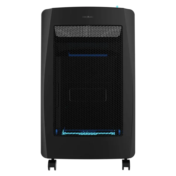 Imagen 3 Estufa de gas plegable de llama azul con 4200 W. Incluye encendido piezoeléctrico, 2 niveles de potencia y triple sistema de seguridad para calentar el hogar.