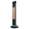 Imagen 3 Calefactor halógeno de exterior de torre con 2000 W. Cuenta con 3 niveles de potencia, protección IP55 contra agua, pantalla LED y mando a distancia.