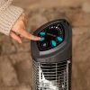 Imagen 8 Calefactor de exterior de torre con tecnología halógena y oscilación. Disfruta de calor inmediato, protección IP55 y control remoto para tu terraza o jardín.