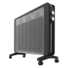 Placa radiante de mica Cecotec Ready Warm 2000 Now blanca con ruedas y termostato lateral
