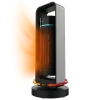 Calefactor cerámico vertical Cecotec ReadyWarm 2000 Max Ceramic Rotate Design en color blanco con rejilla negra y controles superiores