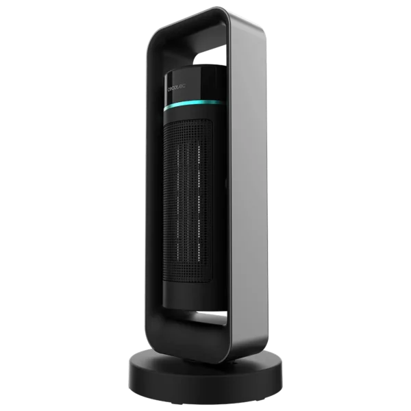 Imagen 2 Calefactor cerámico vertical de 2000 W con oscilación y termostato regulable. Incluye 3 modos de funcionamiento y protección contra sobrecalentamiento.