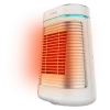 Imagen 2 Calefactor cerámico de 1500 W con oscilación y pantalla digital. Cuenta con termostato regulable y 3 modos para climatizar estancias de forma eficiente y segura.