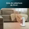 Imagen 6 Calefactor cerámico de 1500 W con oscilación y pantalla digital. Cuenta con termostato regulable y 3 modos para climatizar estancias de forma eficiente y segura.
