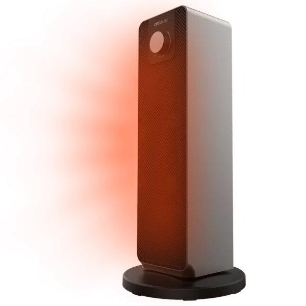 Imagen 2 Calefactor cerámico de 2000 W con oscilación automática y 3 modos. Incluye termostato regulable, tecnología PTC de calentamiento rápido y protección antivuelco.