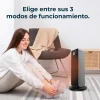 Imagen 8 Calefactor cerámico de 2000 W con oscilación automática y 3 modos. Incluye termostato regulable, tecnología PTC de calentamiento rápido y protección antivuelco.
