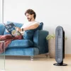Imagen 4 Calefactor cerámico inteligente de 2000 W con oscilación y tecnología PTC. Ofrece 3 modos, termostato regulable y máxima seguridad para un calentamiento rápido.