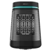 Imagen 4 Calefactor cerámico negro de 1500 W con oscilación y 3 modos. Diseño compacto, tecnología PTC eficiente y triple sistema de seguridad para el hogar.