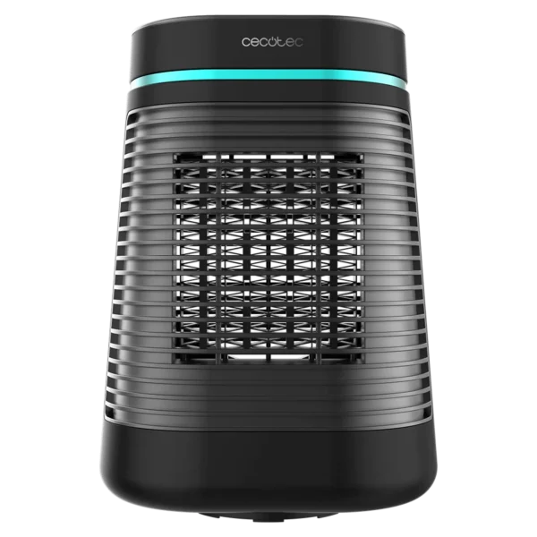 Imagen 4 Calefactor cerámico negro de 1500 W con oscilación y 3 modos. Diseño compacto, tecnología PTC eficiente y triple sistema de seguridad para el hogar.
