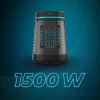Imagen 5 Calefactor cerámico negro de 1500 W con oscilación y 3 modos. Diseño compacto, tecnología PTC eficiente y triple sistema de seguridad para el hogar.