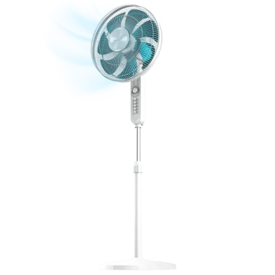 Ventilador de pie Cecotec EnergySilence 610 Max Flow de 16 pulgadas y 60W con acabado en blanco