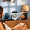 Imagen 4 Climatizador de sobremesa con oscilación y pantalla digital. Depósito de 300 ml, temporizador programable y control táctil para un ambiente fresco y confortable.