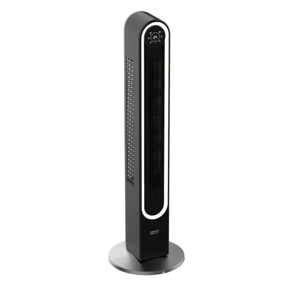 Imagen 3 Ventilador de torre EnergySilence 9090 Skyline Smart Light de 60 W con luz, mando a distancia, pantalla LED y oscilación. Diseño elegante y máxima eficiencia.