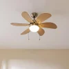 Imagen 2 Ventilador de techo de 36” con luz y aspas reversibles. Motor de 50 W, 3 velocidades y función verano/invierno para máxima eficiencia energética y confort.
