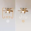 Imagen 7 Ventilador de techo de 36” con luz y aspas reversibles. Motor de 50 W, 3 velocidades y función verano/invierno para máxima eficiencia energética y confort.