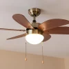 Imagen 5 Ventilador de techo de 92 cm con luz y 50 W. Integra 6 aspas reversibles, función verano-invierno, 3 velocidades y sistema silencioso EnergySilence.