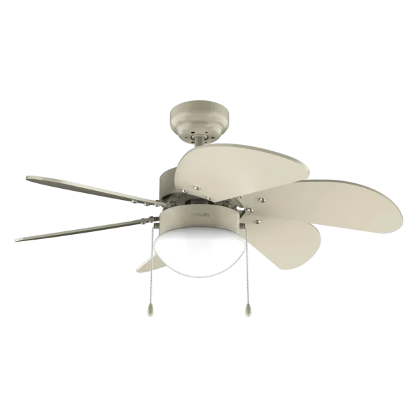 Ventilador de techo EnergySilence Aero 3600 Vision Full SunLight con aspas de madera y lámpara central